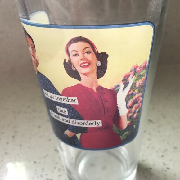 Anne Taintor Drinking Glass Funny - Picture 3 of 5